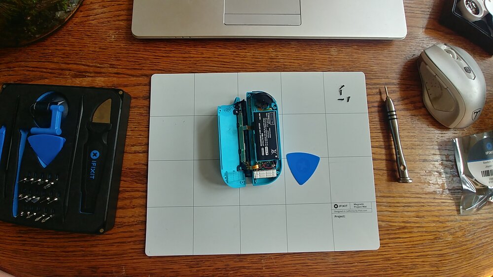 Opening up the case